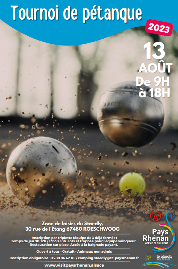 Tournoi de pétanque 2023